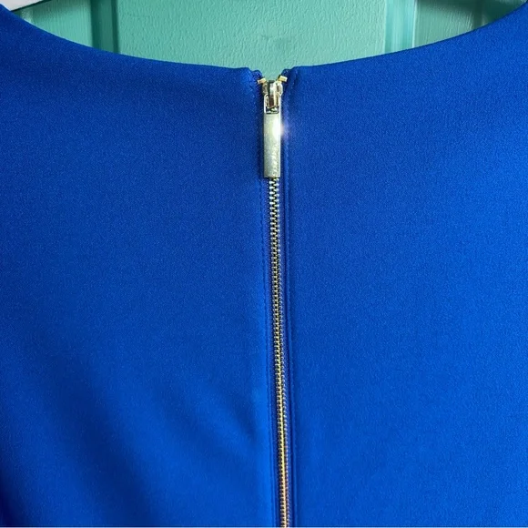 Calvin Klein size 16 Bright Blue Midi Sheath Dress - Picture 5 of 5